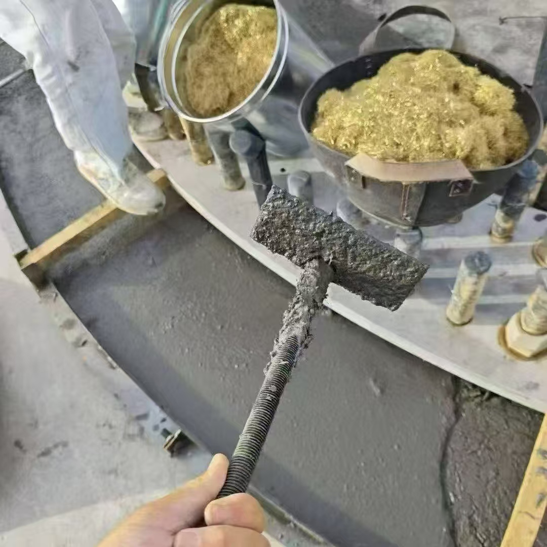 犍为C120钢纤维高强无收灌浆料 轧机压缩机汽轮机发电机锻压设备底座灌浆材料